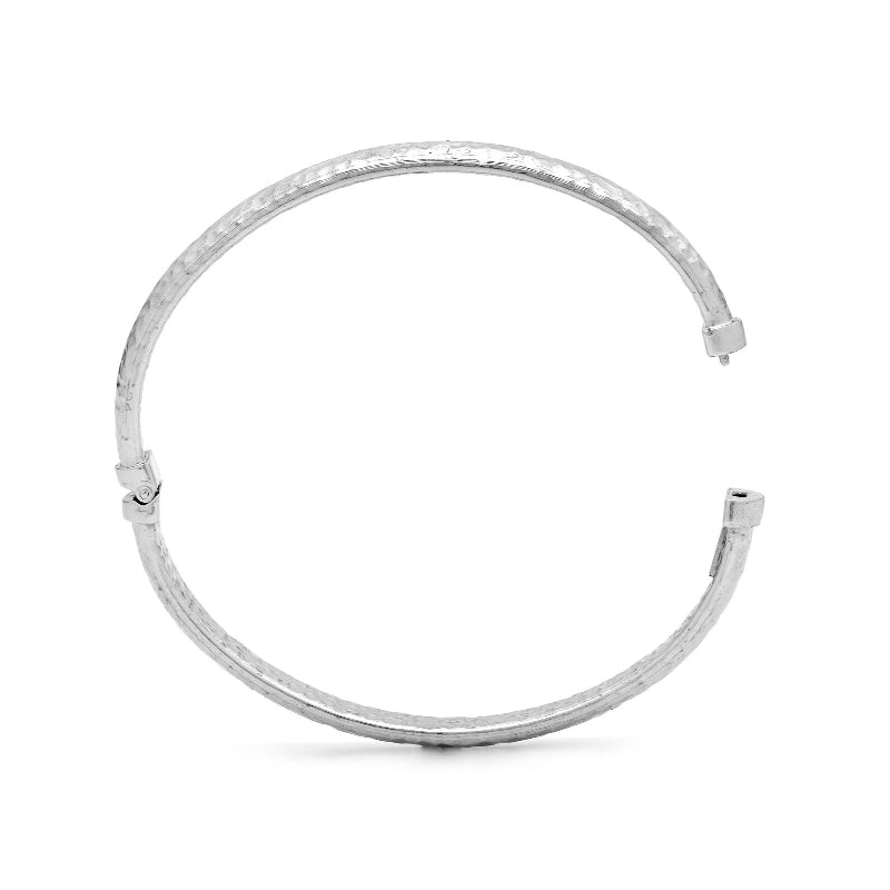 Bracciale Donna Giovanni Raspini Argento 925 Rigido Blade Martellato 11774